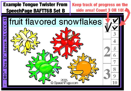 48 Illustrated  Tongue Twisters 6B!